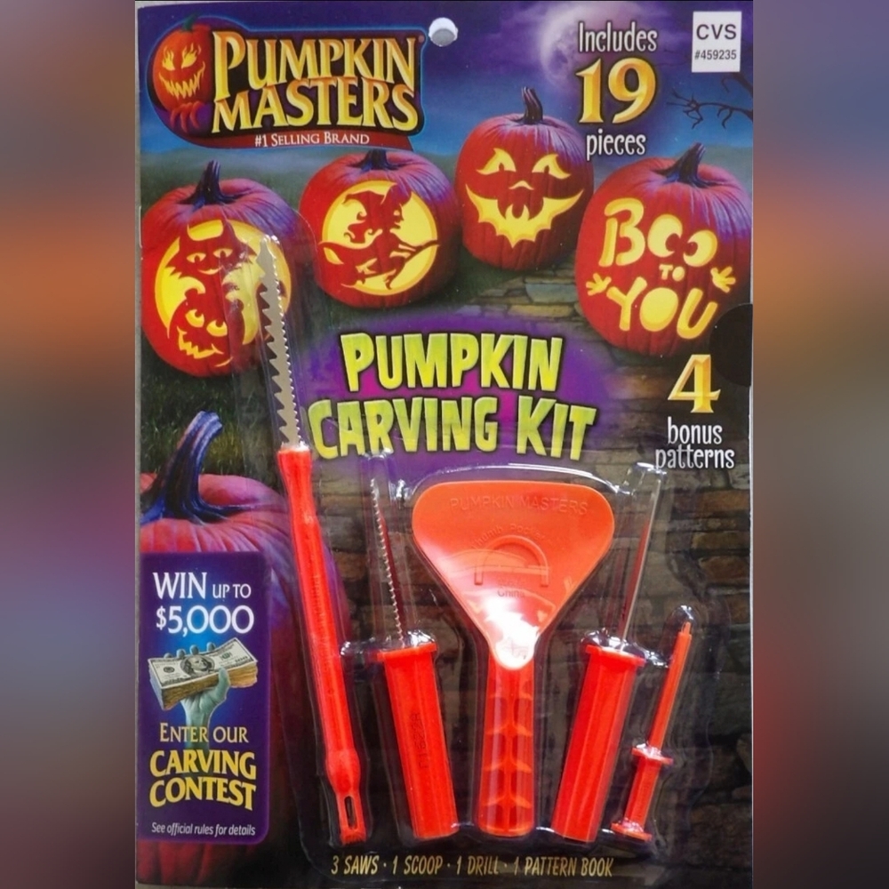 Pumpkin Carving Kit - 19 Piece Pumpkin Masters
